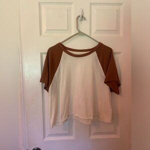 Aerie Cropped Raglan T-shirt